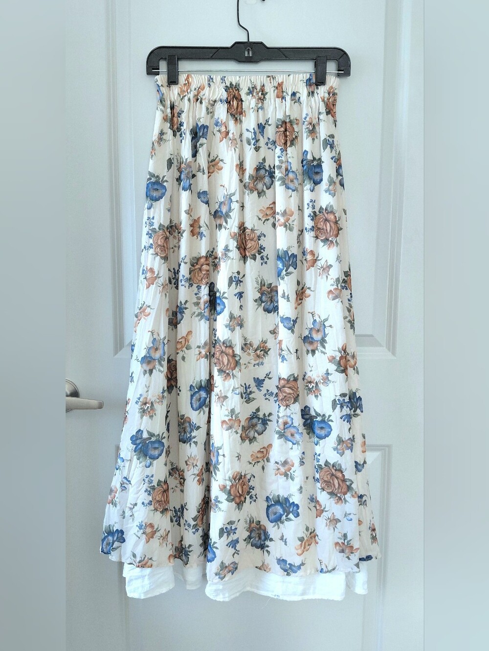 Vintage Floral Maxi Skirt